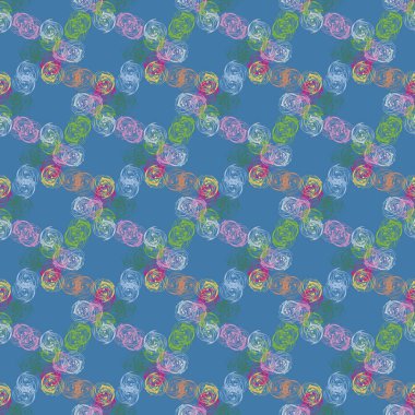 Soyut geometrik renkli seamless modeli, arka plan