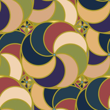 soyut geometrik renk desenli vektör çizimi