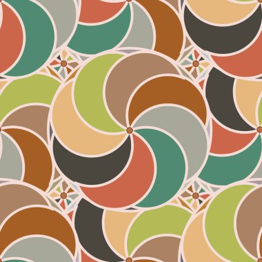 soyut geometrik renk desenli vektör çizimi