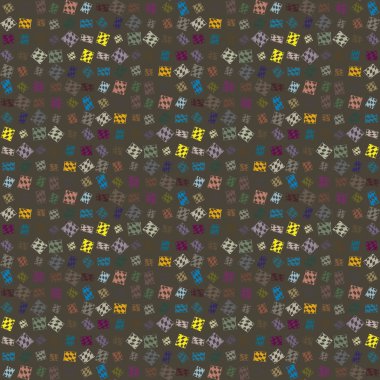 soyut geometrik renkli Dikişsiz desen arka plan için vektör çizim