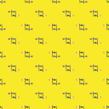 Yusufçuk seamless modeli. Vektör çizimler.