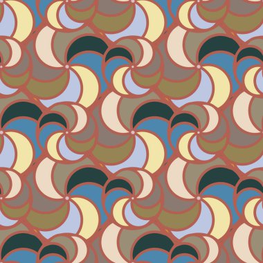 soyut geometrik renk desenli vektör çizimi