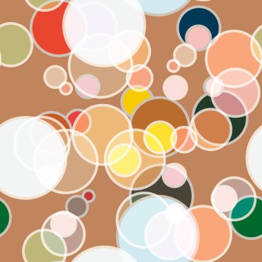 Daireler ile sorunsuz arka plan