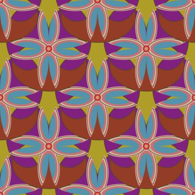 Sorunsuz çiçek desenli arka plan.