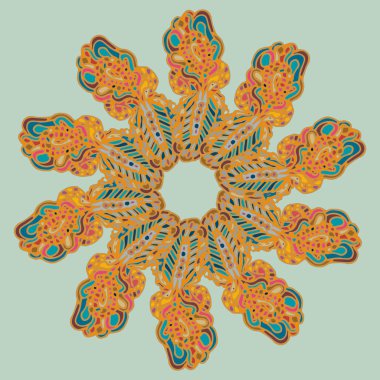 Stil zentangle yeni simetrik mandala doodle ile sanat esin kaynağı oldu. Duvar kağıdı, desen dolgularını, web sayfaları, yüzey dokuları için dekoratif nesne-ebilmek var olmak kullanılmış.