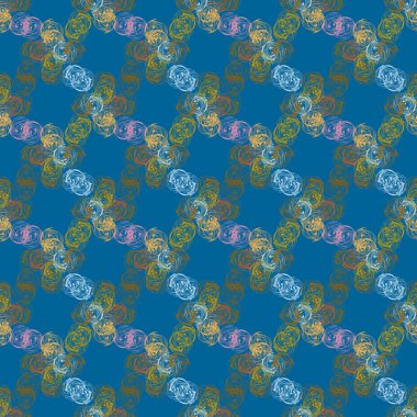 Soyut geometrik renkli seamless modeli, arka plan