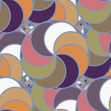 soyut geometrik renk desenli vektör çizimi