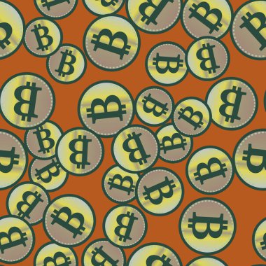 bitcoins parlak parlak pahalı sikkeleri ile Seamless modeli 