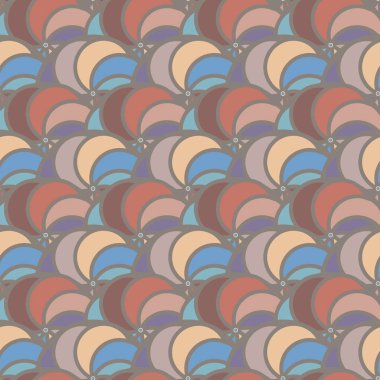 soyut geometrik renk desenli vektör çizimi