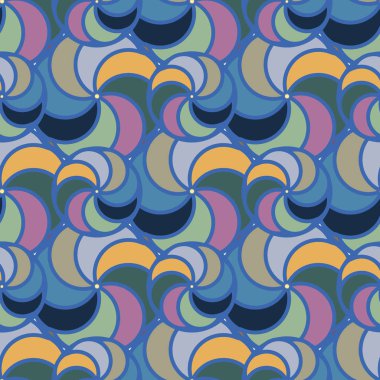 soyut geometrik renk desenli vektör çizimi