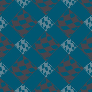 Soyut renkli geometrik Dikişsiz kareli desen arka planı için.
