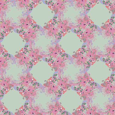 Soyut geometrik Dikişsiz desen tasarım çalışmaları için.