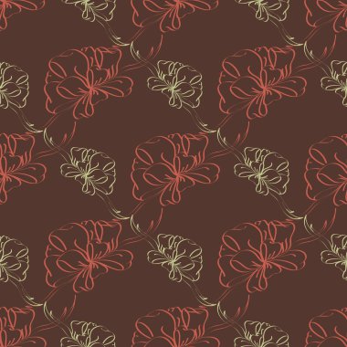 Renkli Yay ve kurdeleler sorunsuz desenli arka.