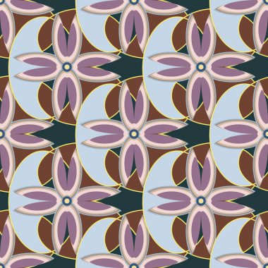 Sorunsuz çiçek desenli arka plan.