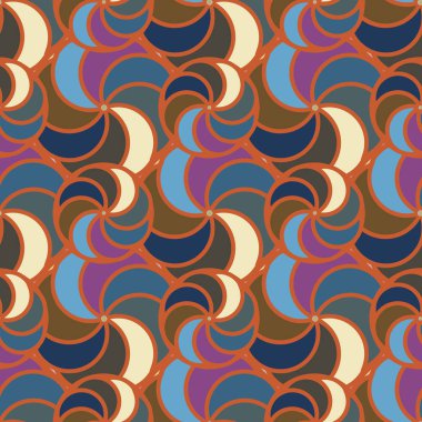 soyut geometrik renk desenli vektör çizimi