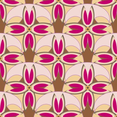 Sorunsuz çiçek desenli arka plan.