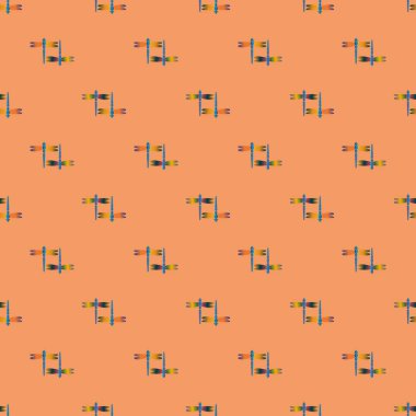 Yusufçuk seamless modeli. Vektör çizimler.