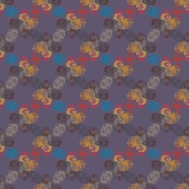 Soyut geometrik renkli seamless modeli, arka plan