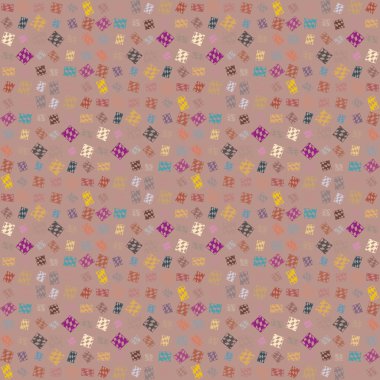 soyut geometrik renkli Dikişsiz desen arka plan için vektör çizim