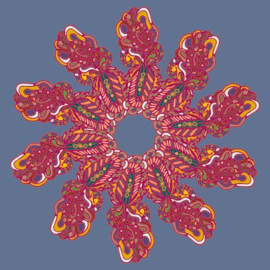 Stil zentangle yeni simetrik mandala doodle ile sanat esin kaynağı oldu. Duvar kağıdı, desen dolgularını, web sayfaları, yüzey dokuları için dekoratif nesne-ebilmek var olmak kullanılmış.