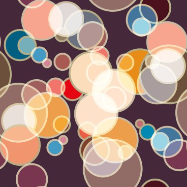 Daireler ile sorunsuz arka plan