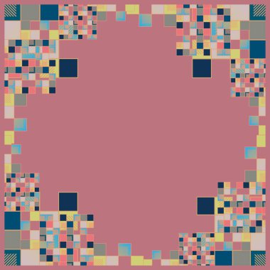 geometrik küpleri ve kareler arka plan, sorunsuz tasarlamak vektör çizim 