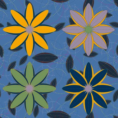 vektör çizim arka planı için seamless modeli   