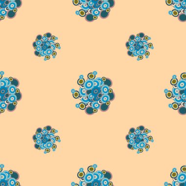 soyut geometrik renkli Dikişsiz desen arka plan için vektör çizim