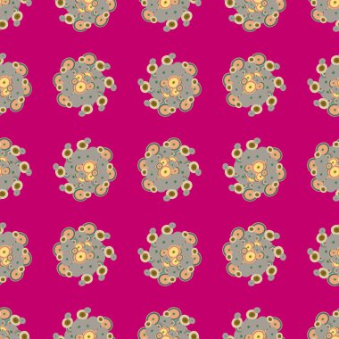 soyut geometrik renkli Dikişsiz desen arka plan için vektör çizim