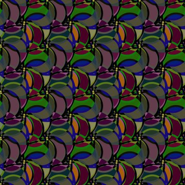 soyut geometrik renk desenli vektör çizimi