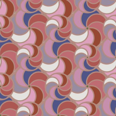 soyut geometrik renk desenli vektör çizimi