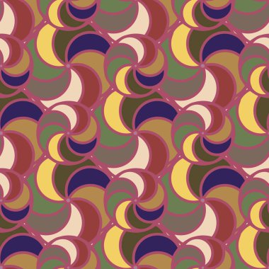 soyut geometrik renk desenli vektör çizimi