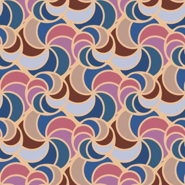 soyut geometrik renk desenli vektör çizimi