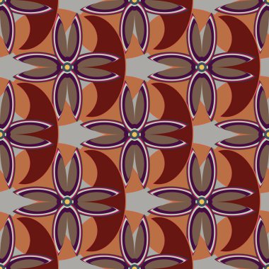 Sorunsuz çiçek desenli arka plan.