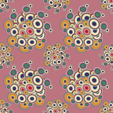 soyut geometrik renkli Dikişsiz desen arka plan için vektör çizim