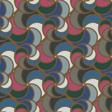 soyut geometrik renk desenli vektör çizimi