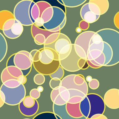 Daireler ile sorunsuz arka plan