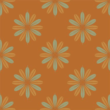 Renkli kesintisiz kaydırma-tasarım arka plan ile çiçek desenli.