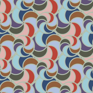 soyut geometrik renk desenli vektör çizimi