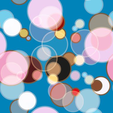 Daireler ile sorunsuz arka plan