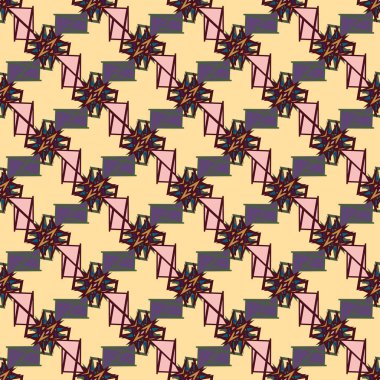 soyut geometrik Dikişsiz desen arka planı için. 