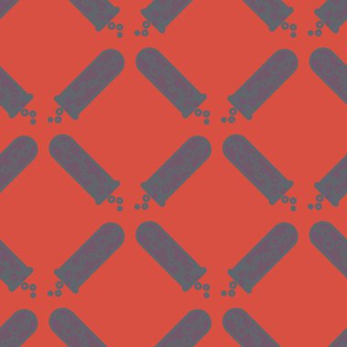 Kimya test tüpleri parlak arka plan üzerinde. Seamless modeli.