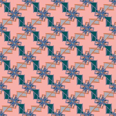 soyut geometrik Dikişsiz desen arka planı için. 