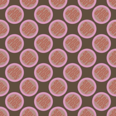 Dikişsiz desen, vektör çizim sattı