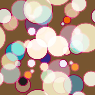 Daireler ile sorunsuz arka plan