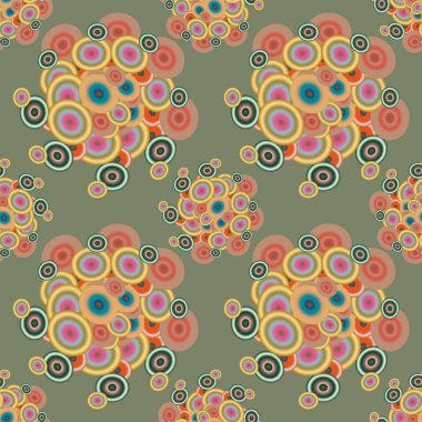 soyut geometrik renkli Dikişsiz desen arka plan için vektör çizim