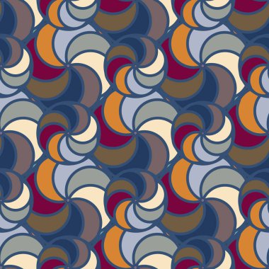 soyut geometrik renk desenli vektör çizimi