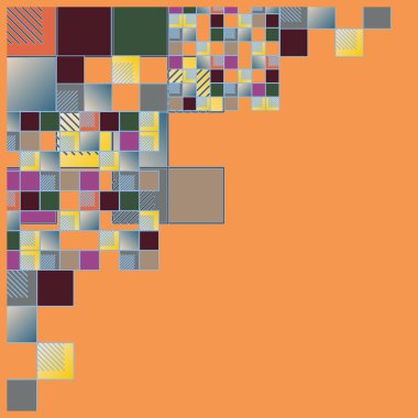 geometrik küpleri ve kareler arka plan, sorunsuz tasarlamak vektör çizim 