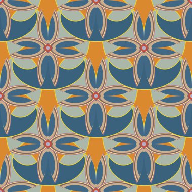 Sorunsuz çiçek desenli arka plan.