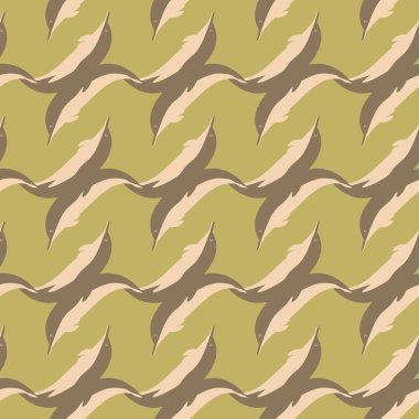 Dekoratif renkli seamless modeli sevimli yunuslar ile